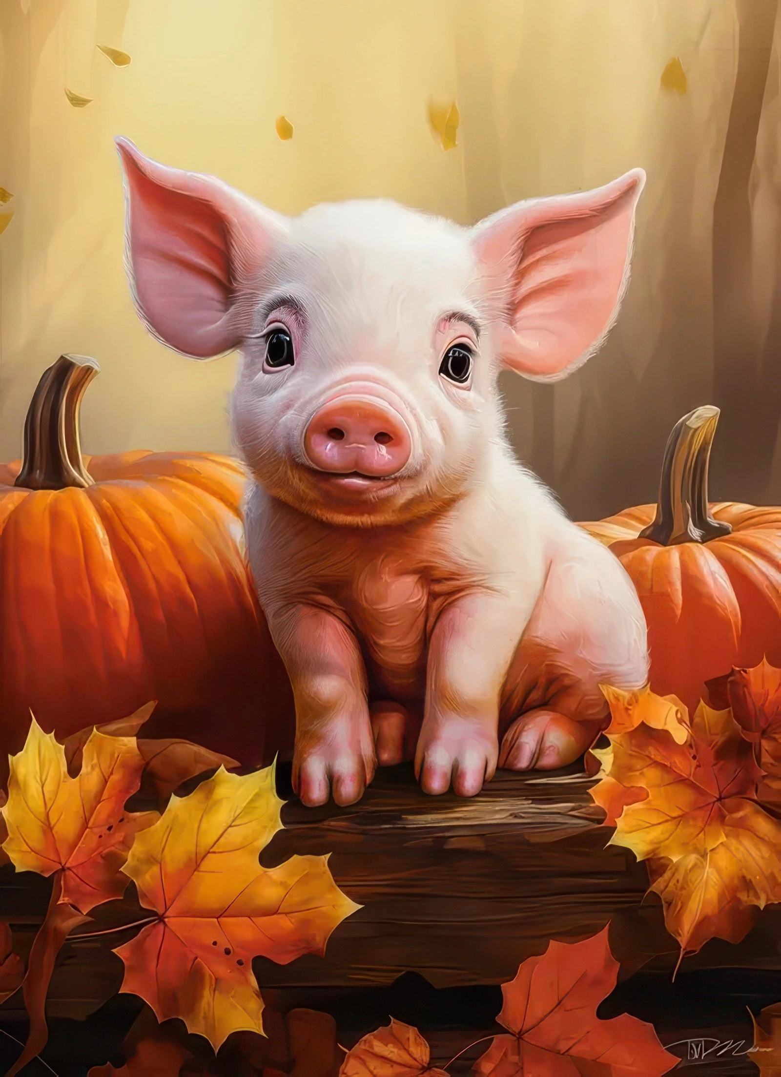 Castorland Puzzle Cute Fall Piglet (300 pcs)