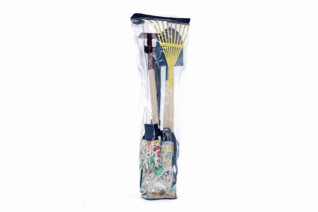 Children's Garden Tool Set (Rake, Hoe, Shovel, and Gloves)