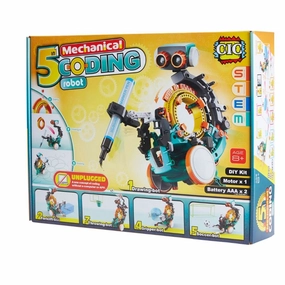 CIC - 5 in 1 Mechanical Coding Robot Kit