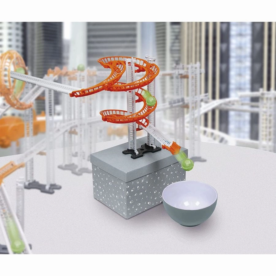 Clementoni - Action Reaction Glow Effect Marble Run