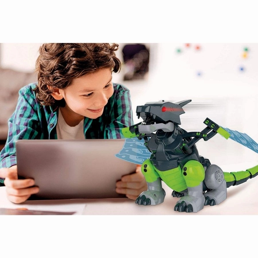 Clementoni - Robotics : Mecha Dragon The Mechanical Dragon Robot