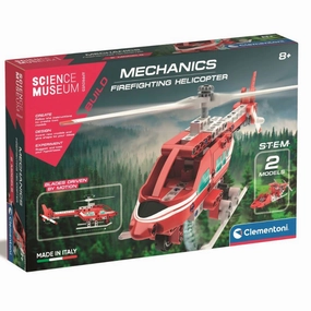 Clementoni - Science Museum Build Mechanics: Firefighting Helicopter