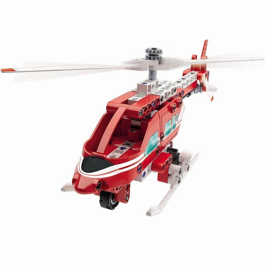 Clementoni - Science Museum Build Mechanics: Firefighting Helicopter