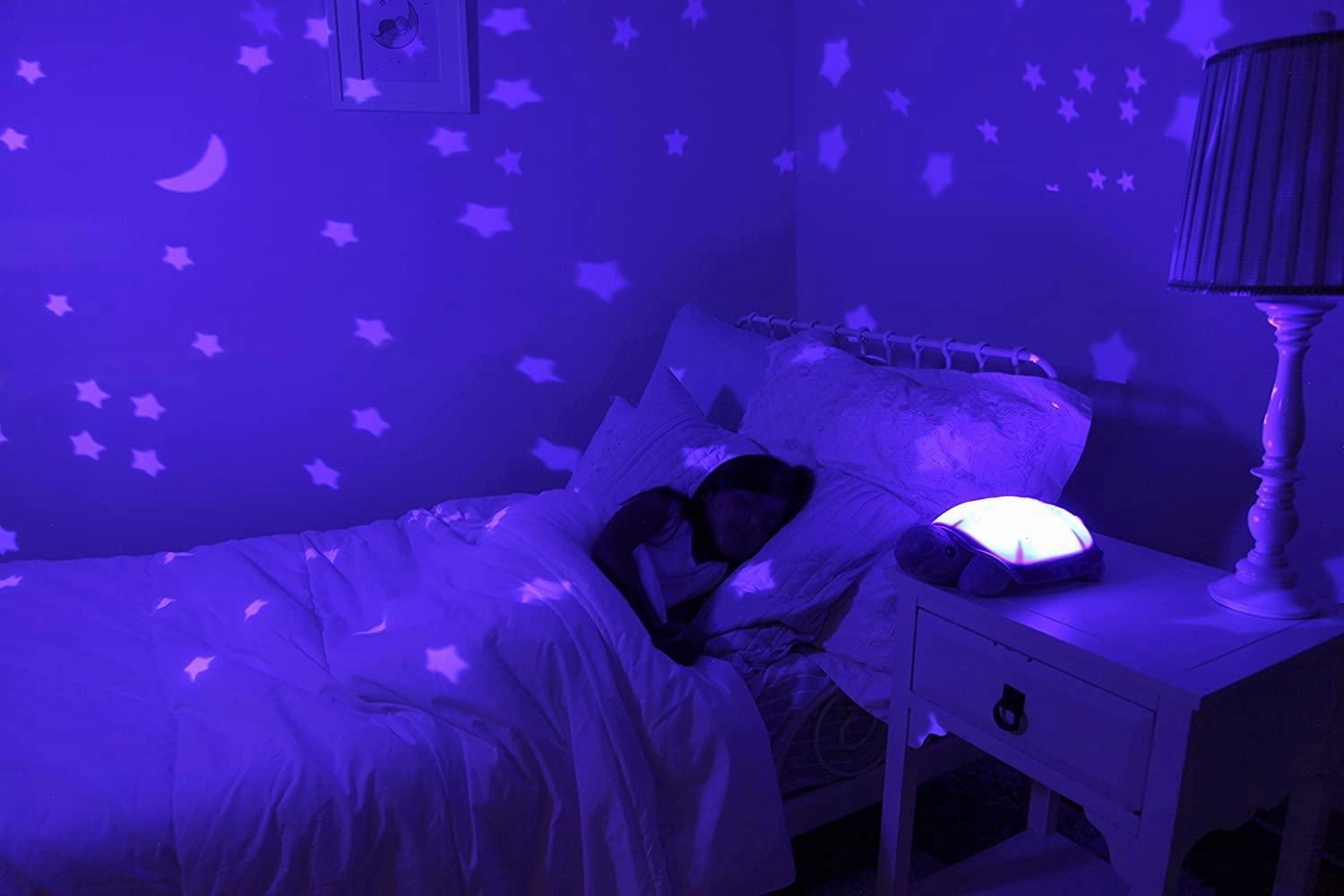 Cloud b Twilight Ocean Projector - Turtle Purple Night Light Soother