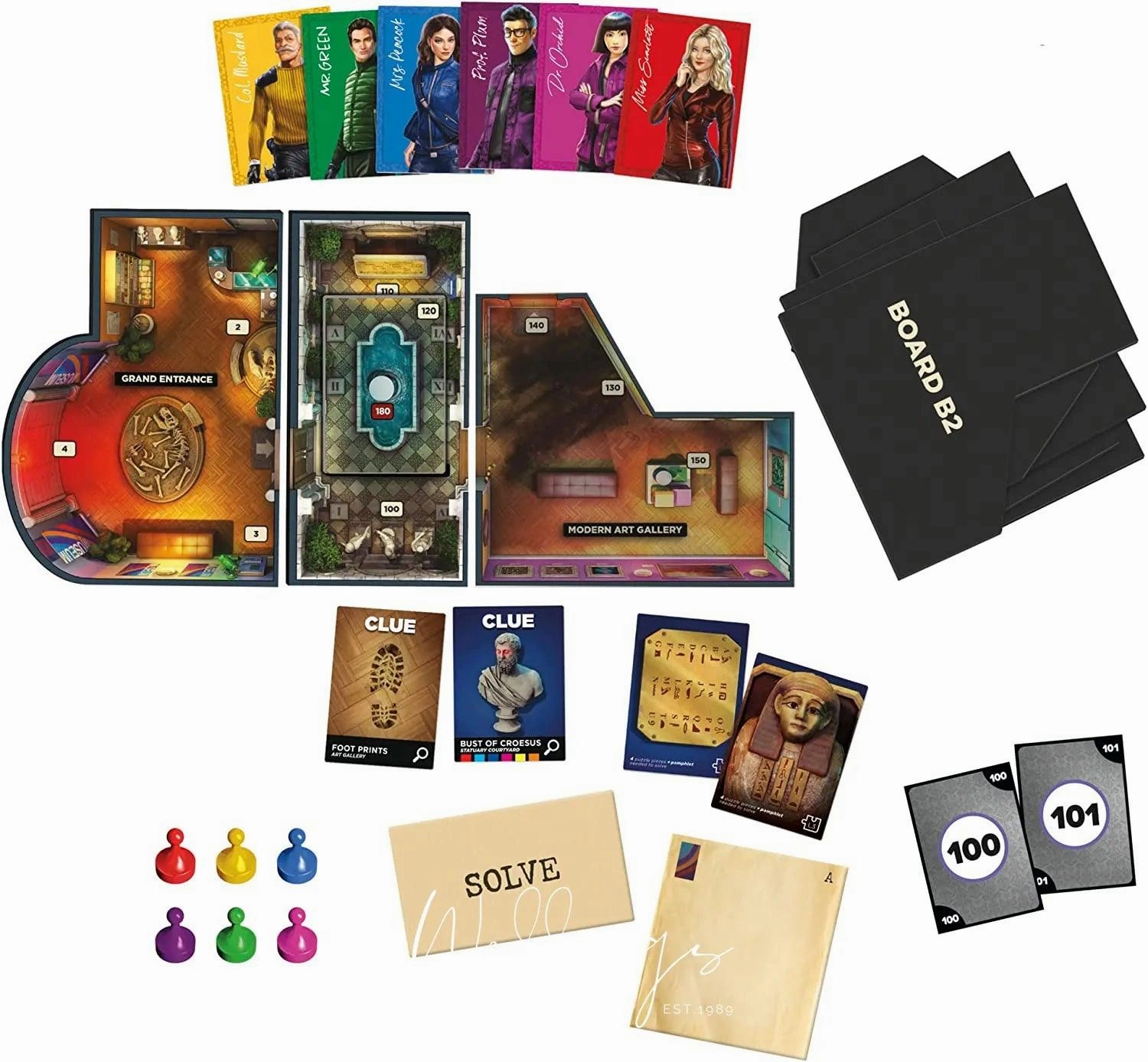 Clue Escape Robbery At The Museum Board Game