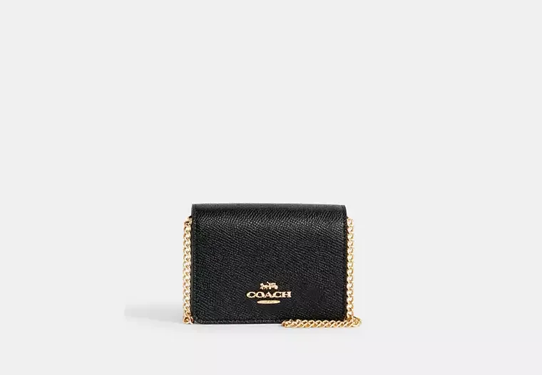 C.O.A.C.H Mini Wallet On A Chain