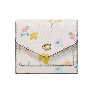 C.O.A.C.H  Small Wallet With Watercolor Floral Print