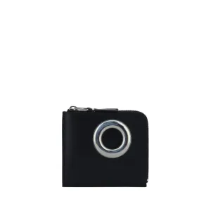 Comme Des Gar?ons Wallet Silver Eyelet Coin Purse