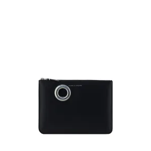 Comme Des Gar?ons Wallet Silver Eyelet Coin Purse