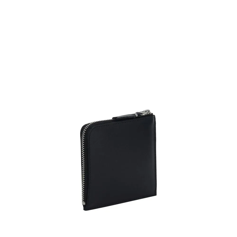 Comme Des Gar?ons Wallet Silver Eyelet Coin Purse