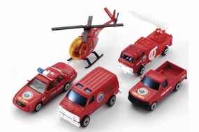Community Vehicles - Fire Truck Set (5 Pieces)