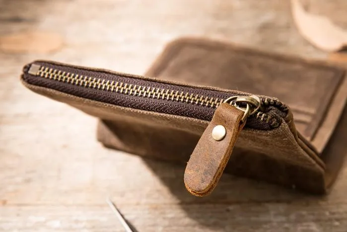 Cool Canvas Mens Small Wallet Bifold Vintage billfold Wallets for Men