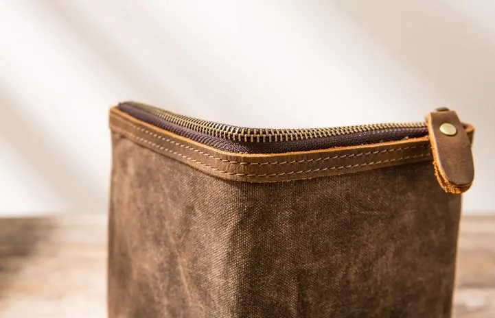 Cool Canvas Mens Small Wallets Bifold Vintage billfold Wallet for Men