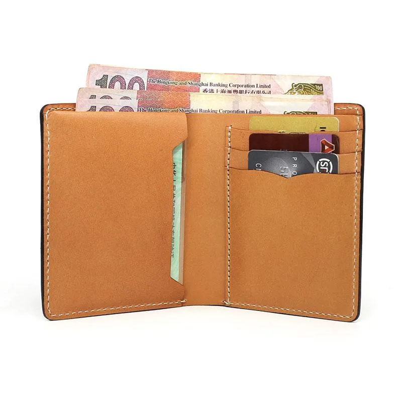 Cool Leather Mens Camouflage Small Wallet Front Pocket Wallet billfold Slim Wallet for Men