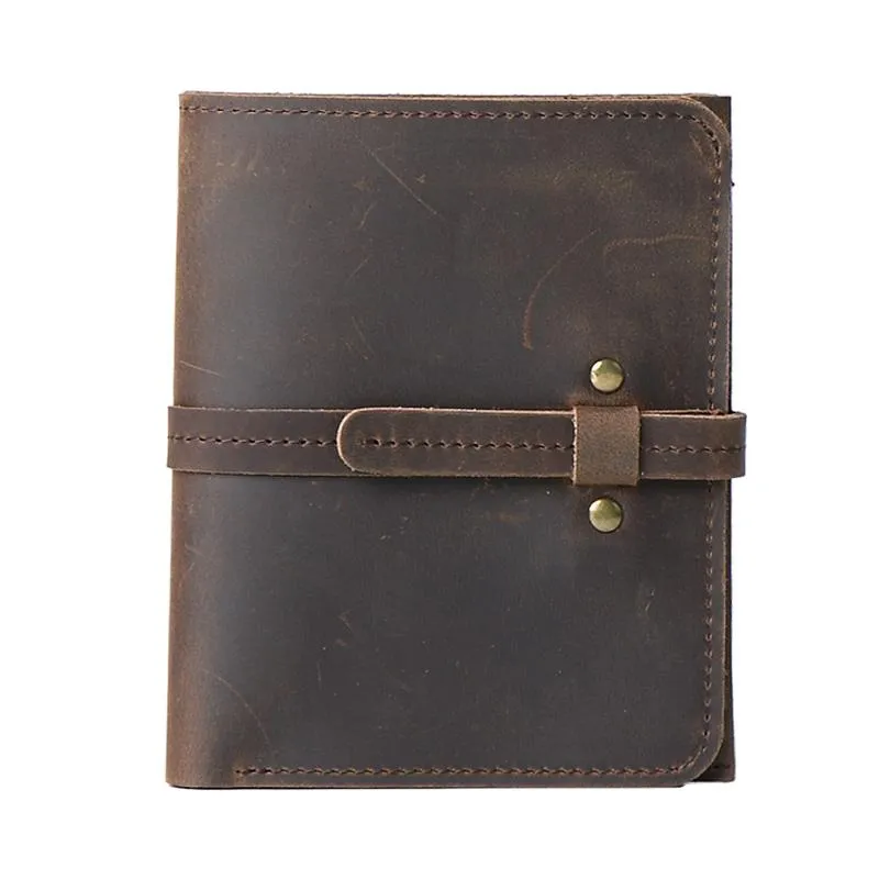 Cool Leather Mens Slim Small Wallets Men billfold Bifold Wallets for Men