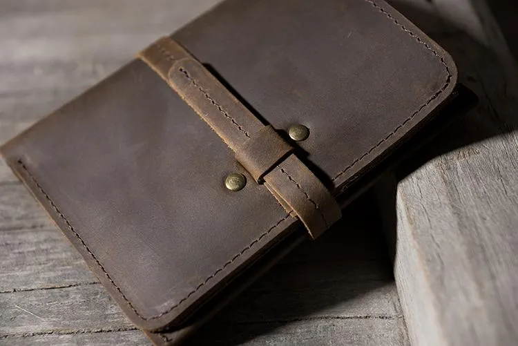 Cool Leather Mens Slim Small Wallets Men billfold Bifold Wallets for Men