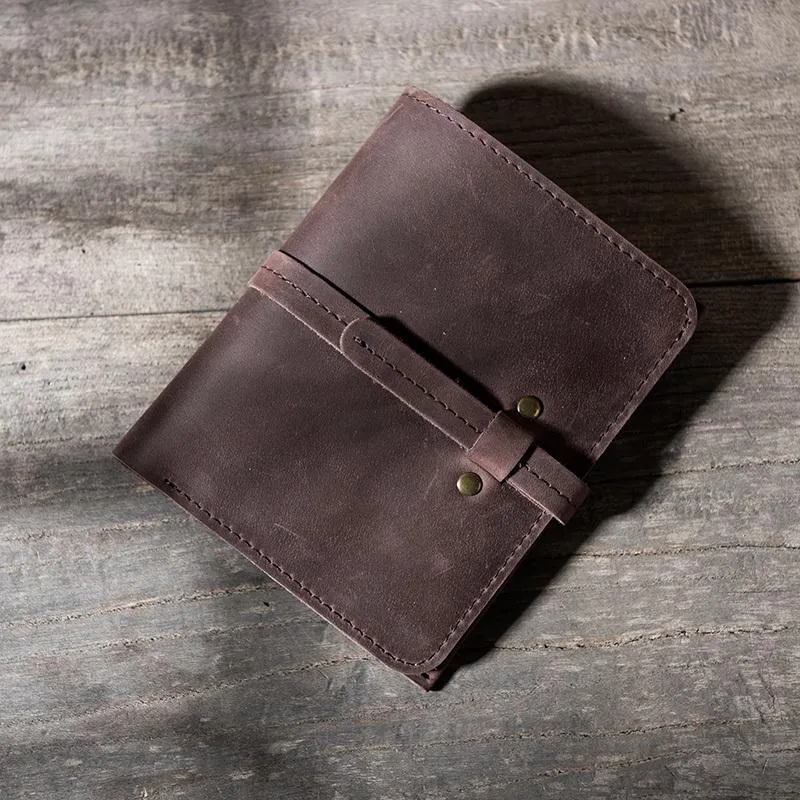 Cool Leather Mens Slim Small Wallets Men billfold Bifold Wallets for Men