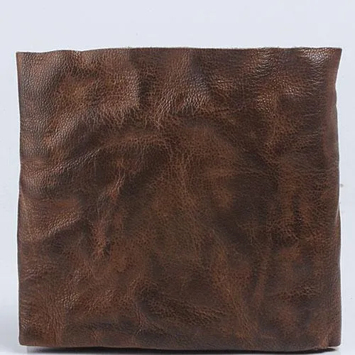 Cool Leather Mens Small Bifold Leather Wallet Men billfold Wallets for Men