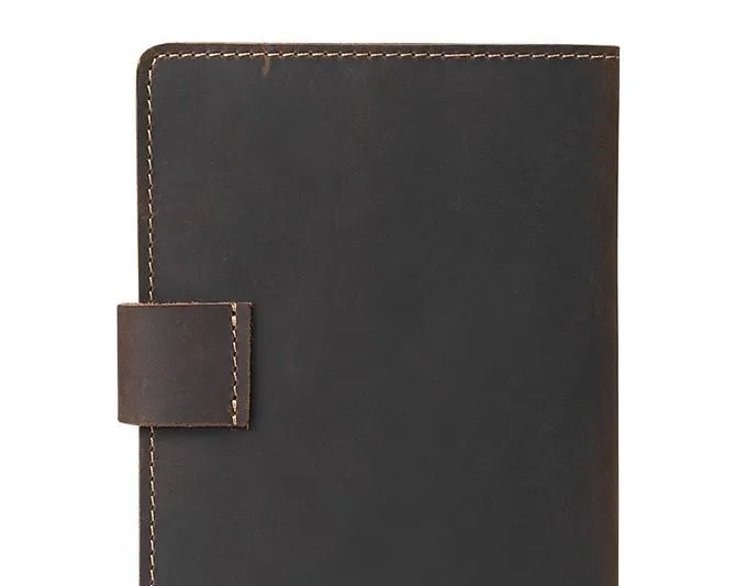 Cool Leather Mens Small Passport Wallet Slim billfold Travel Wallets for Men
