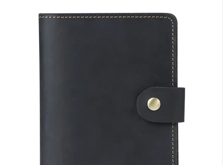 Cool Leather Mens Small Passport Wallet Slim billfold Travel Wallets for Men
