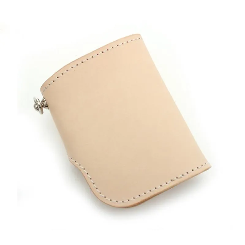 Cool Leather Small Biker Chain Wallet Mens Handmade billfold Chain Wallet