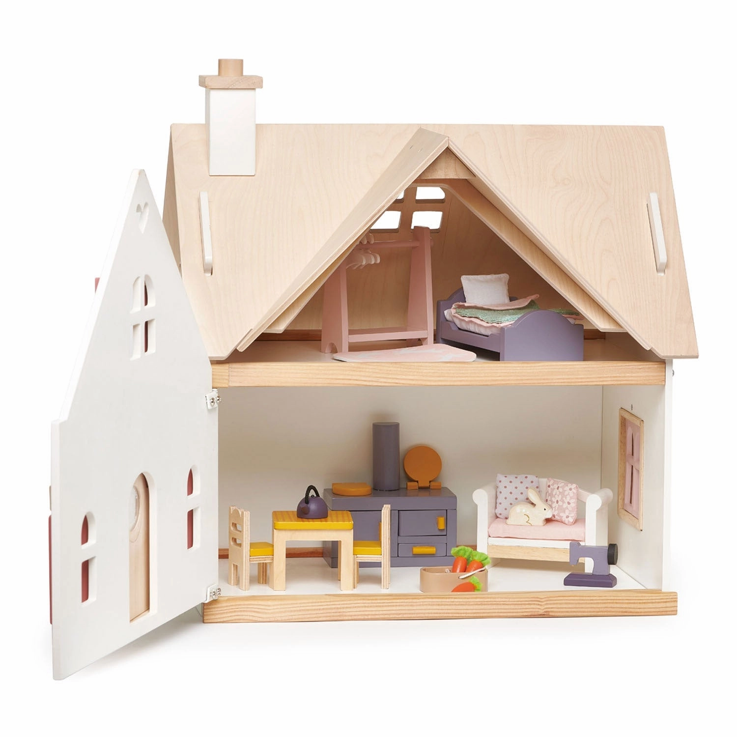 Cottontail Cottage Wooden Dollhouse