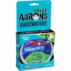Crazy Aaron's Thinking Putty - Invisible Ink: Glow UV Light Sensory Putty
