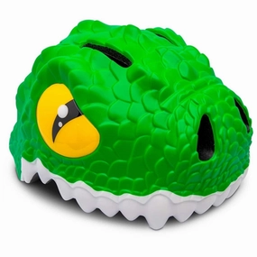 Crazy Safety Crocodile Bicycle Helmet Green