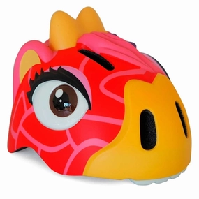 Crazy Safety Giraffe Bicycle Helmet Red