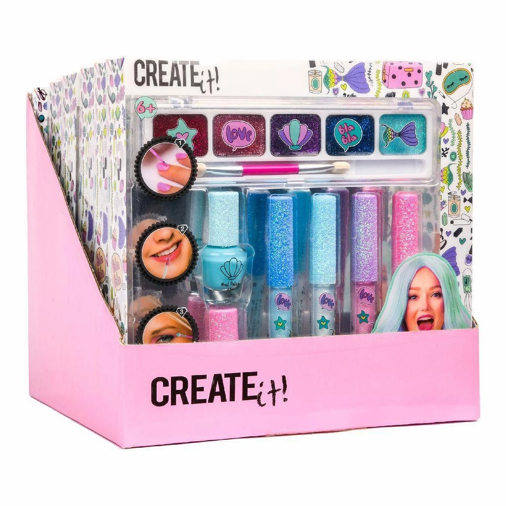 Create It! Makeup Kit Glitter 7pcs