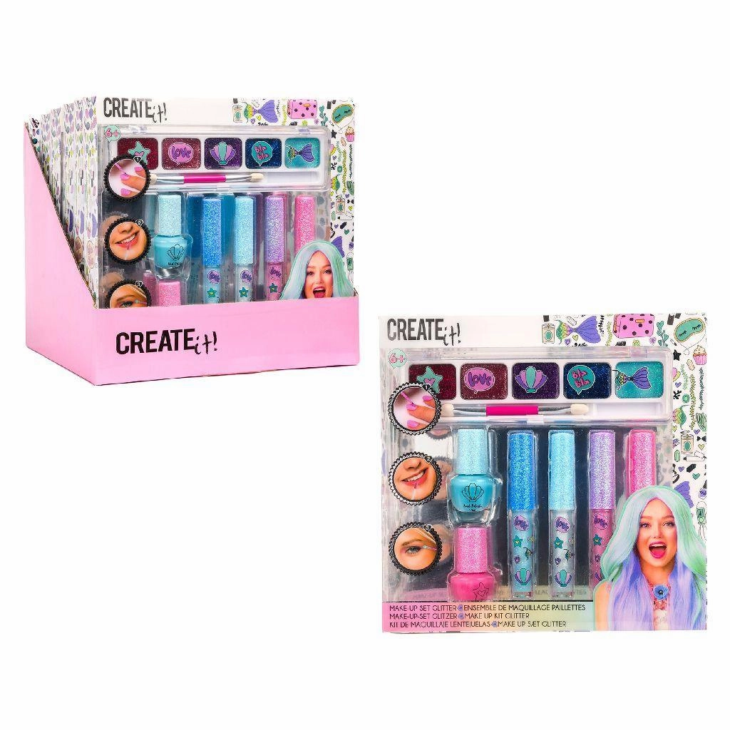 Create It! Makeup Kit Glitter 7pcs