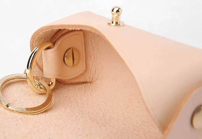 Cute Leather Womens Small Change Wallet Key Holder Coin Holder Change Holder for Women
