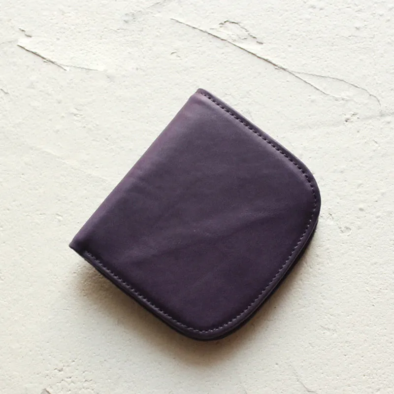 Cute LEATHER Womens Small Wallet Bifold Leather billfold Wallets FOR Women