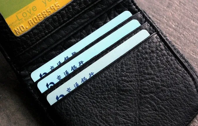 Cute LEATHER Womens Small Wallet Bifold Leather billfold Wallets FOR Women