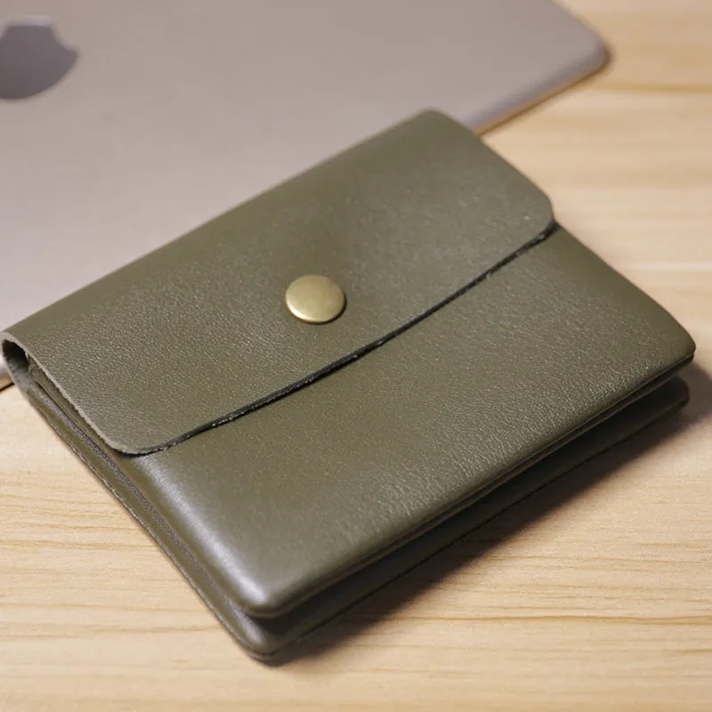 Cute Women Coffee Leather Mini Zip Coin Wallets Change Wallets Slim Billfold Wallet For Women
