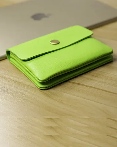 Cute Women Coffee Leather Mini Zip Coin Wallets Change Wallets Slim Billfold Wallet For Women