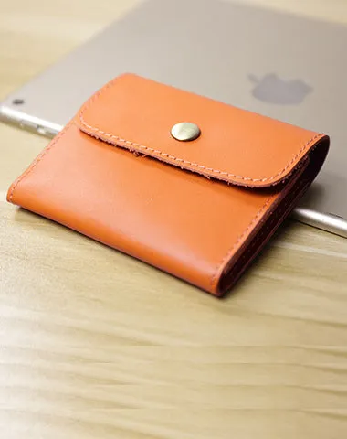 Cute Women Leather Mini Zip Coin Wallet Red Brown Change Wallets Slim Billfold Wallet For Women