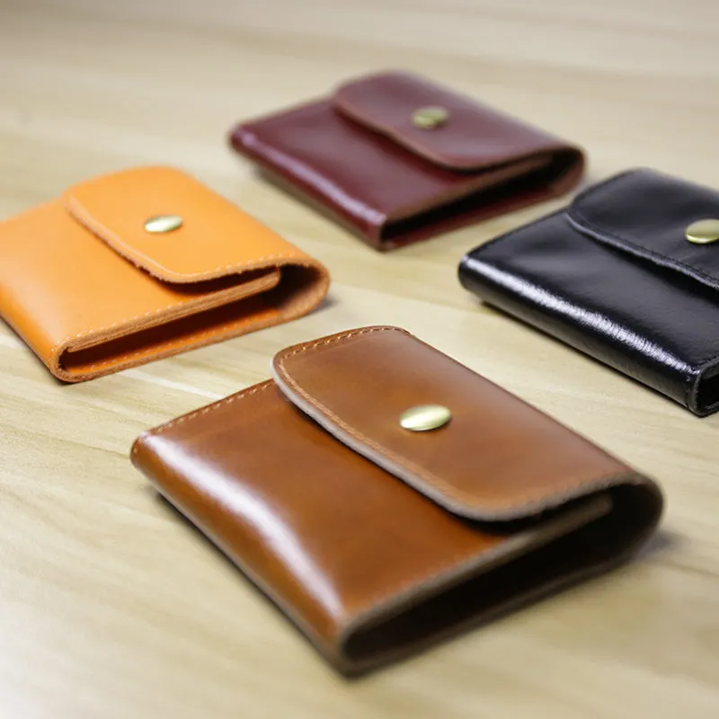 Cute Women Leather Mini Zip Coin Wallet Red Brown Change Wallets Slim Billfold Wallet For Women