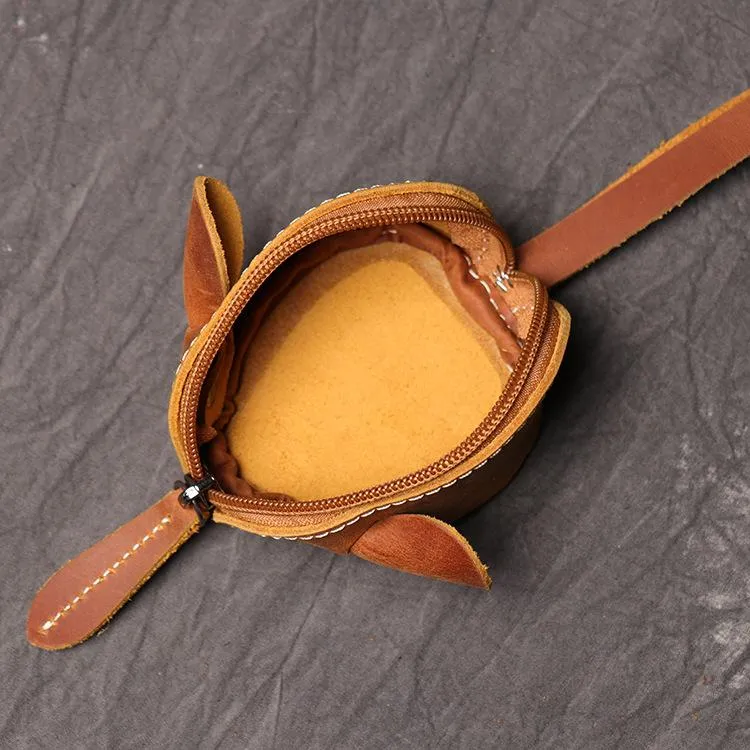 Cute Women Leather Mouse Coin Purse Coin Pouch Change Zipper Holder for Women