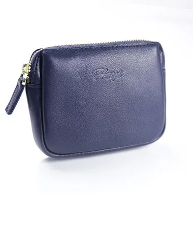 Cute Women Red Leather Mini Zip Billfold Wallet Coin Wallet Small Zip Change Wallets For Women