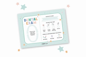 Dentist Pretend Play Notepad