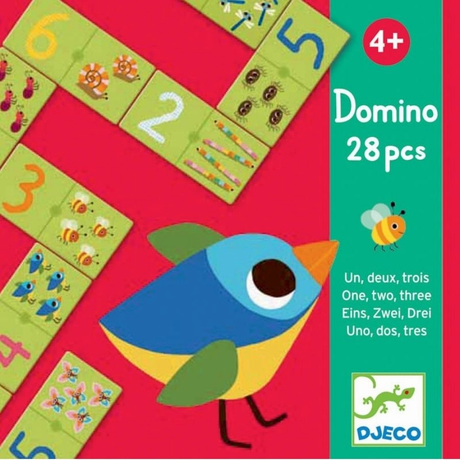 Djeco - 1, 2, 3 Domino Math Game
