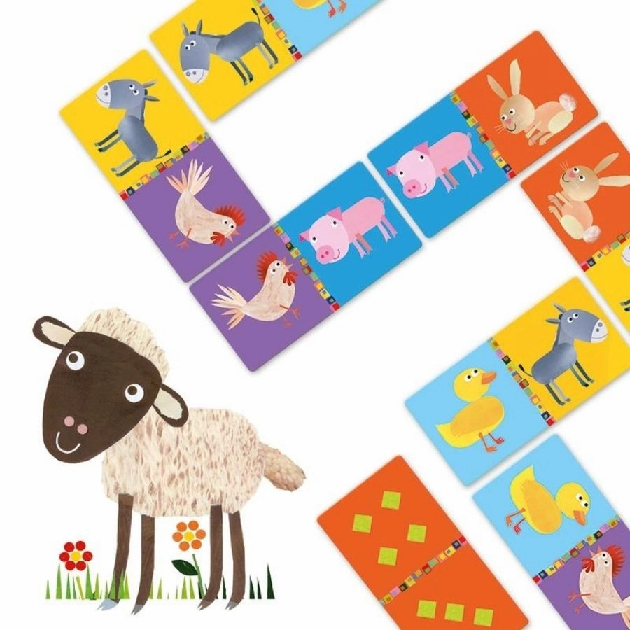 Djeco - Farm Domino Game