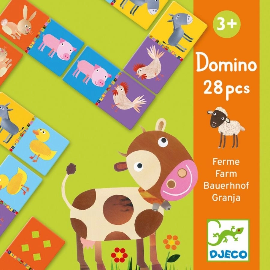 Djeco - Farm Domino Game