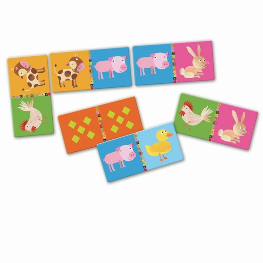 Djeco - Farm Domino Game