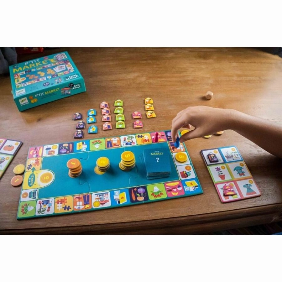 Djeco - Little Market Cool School Game