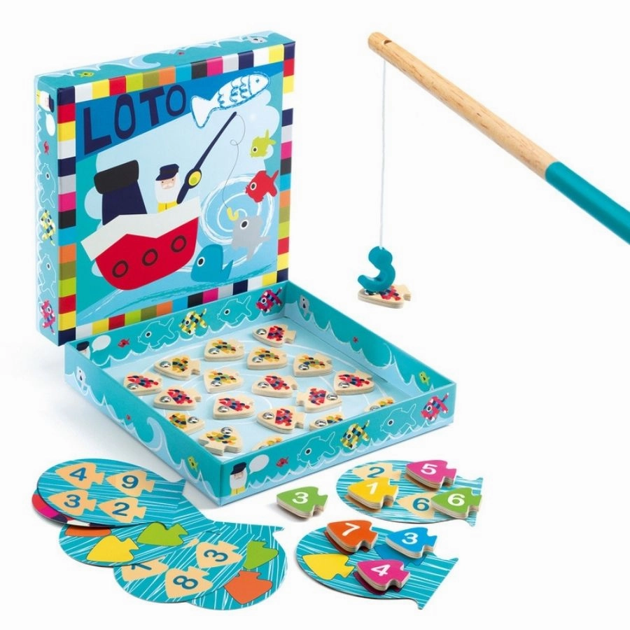 Djeco - Navy Loto Magnetic Fishing Game