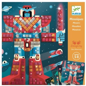 Djeco - Space Battle Mosaic Craft Kit