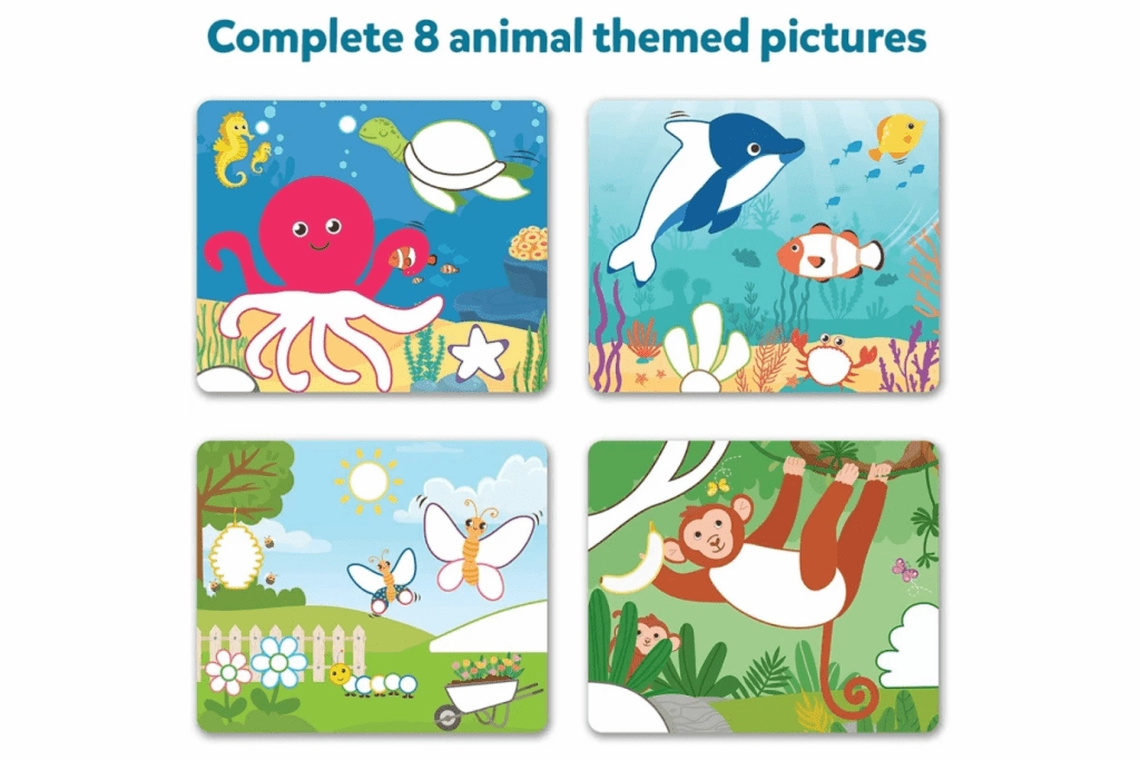 Dot it!: Wild, Farm & Underwater Animals