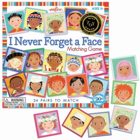 eeBoo - Never Forget a Face Matching Board Game